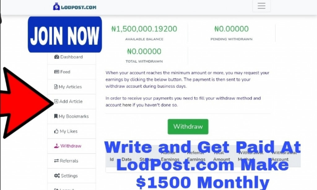 How I Made  $1500 from Lodpost