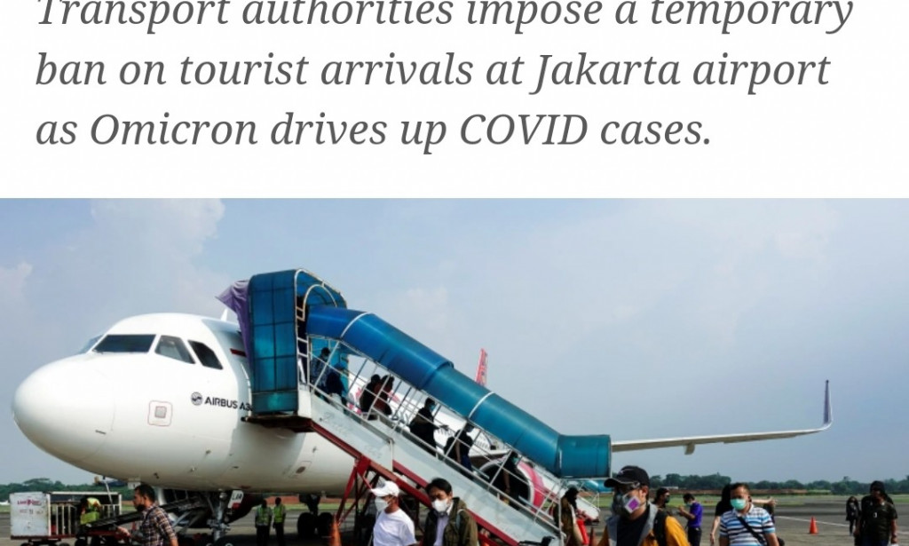 Indonesia boycotts incoming flights in Jakarta air terminal due to covid virus