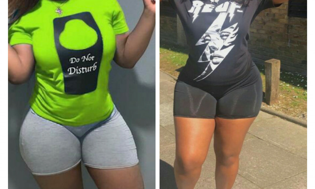 How to Dress Up Biker Short With Print Tshirt Pretty