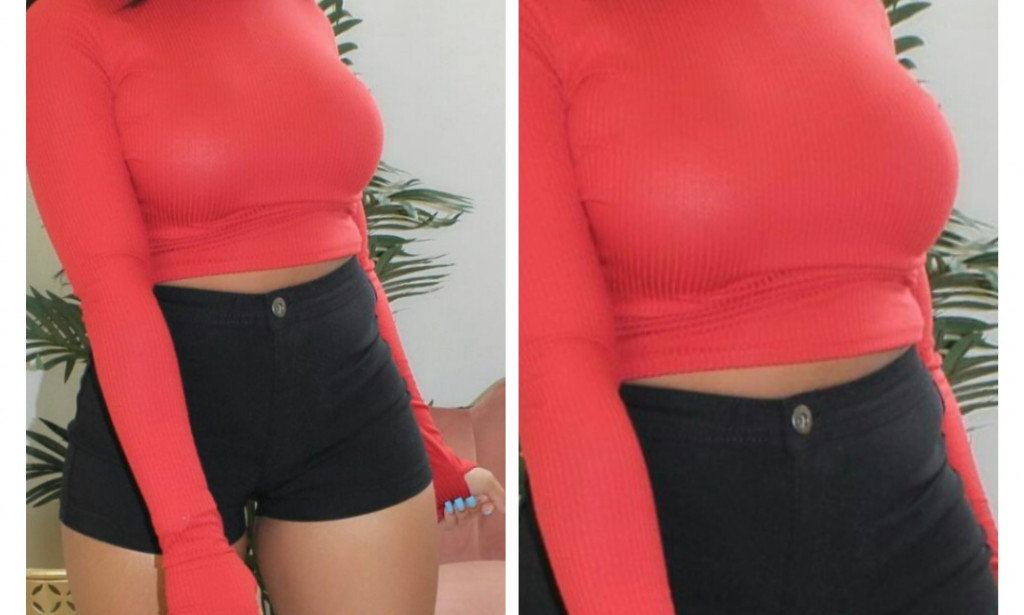 How to Feature Red Turtleneck Crop Top With Different Outfits