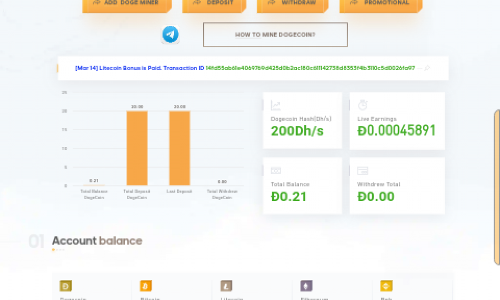 doge max mining Reviews Scam or Legit Register Login how dogemaxmining.com works