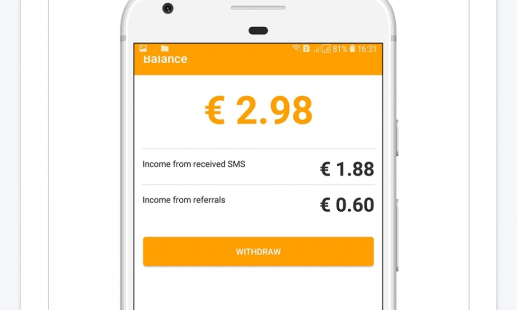 Earn Money by receiving "Texts Messages"