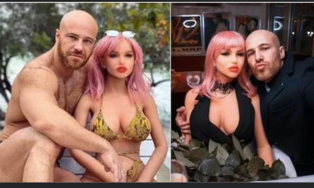 Bodybuilder got heart broken because his doll wife broke down few days after wedding.