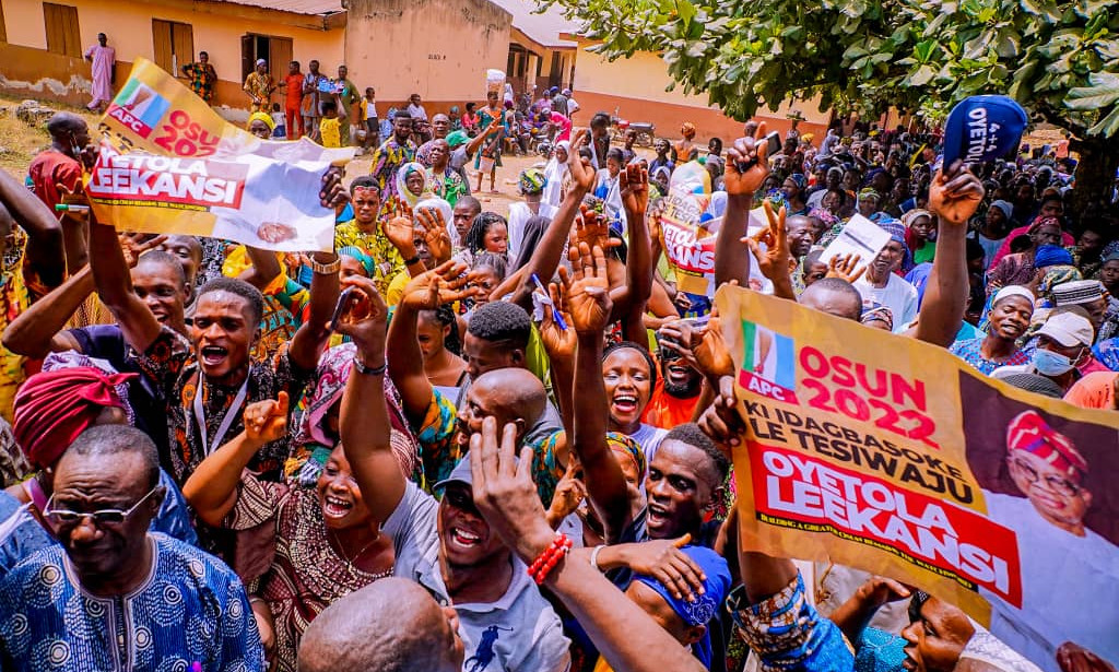 APC wins Aregbesola's Polling Unit.