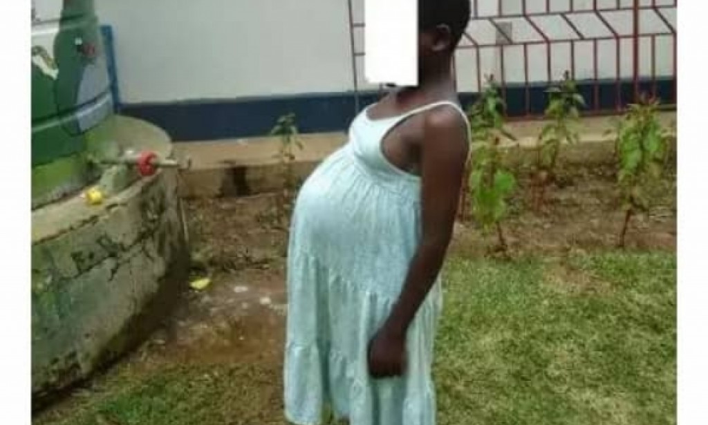 Picture of a 12years Old Pregnant girl had everyone talking