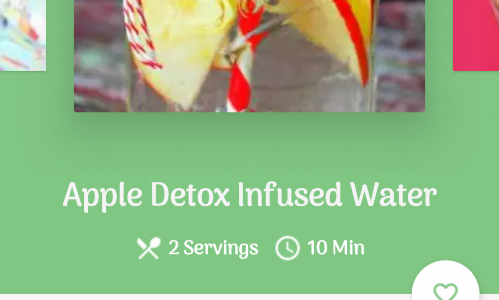 APPLE DETOXIFICATION WATER