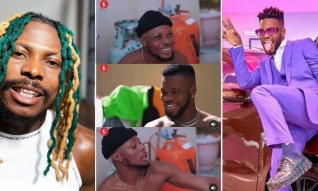 "From comedy to music" - Fans respond to old video of Asake highlighting in Broda Shaggi's drama
