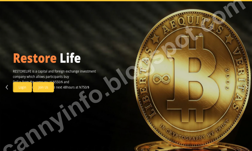 RESTORELIFE.LIFE Review Scam or Legit Register Login