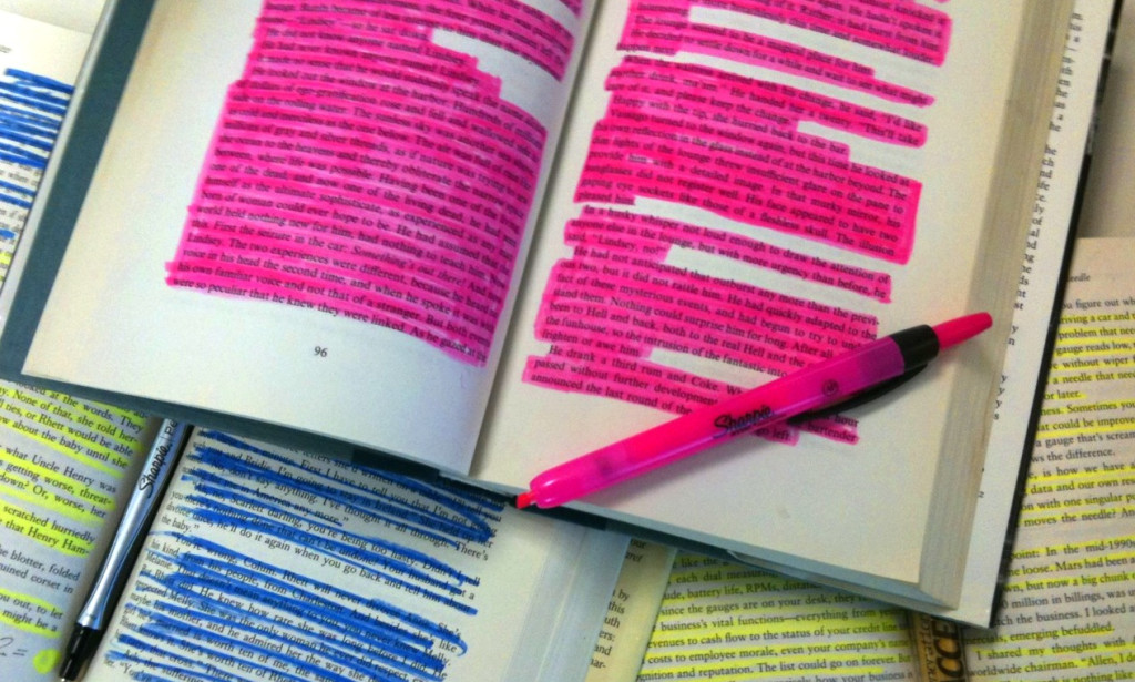 If your text book looks like the offspring of a rainbow, YOU’RE DOING SOMETHING WRONG!