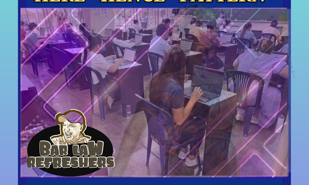 The "YES/NO - BECAUSE - HERE - HENCE" PATTERN.