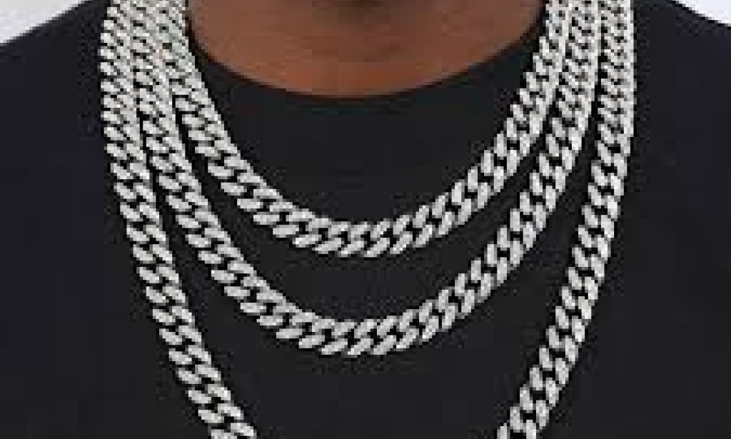 Mens Iced Out Jewelry Necklace 14K Gold Filled CZ Miami Gold Plated Big Cuban Link Chain Necklace