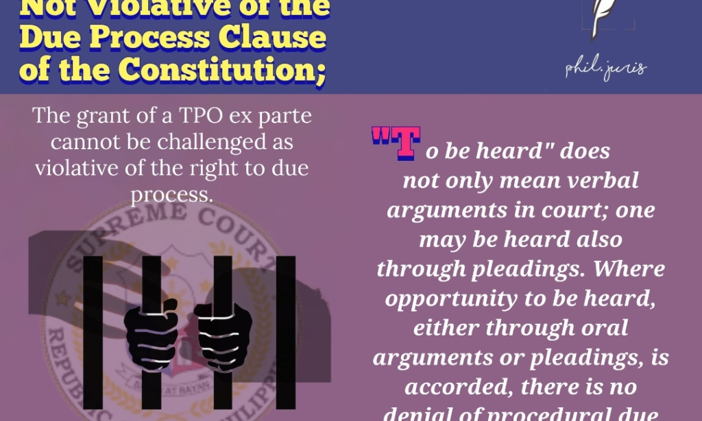 SC: R.A. 9262 is not violative of the due process clause of the Constitution