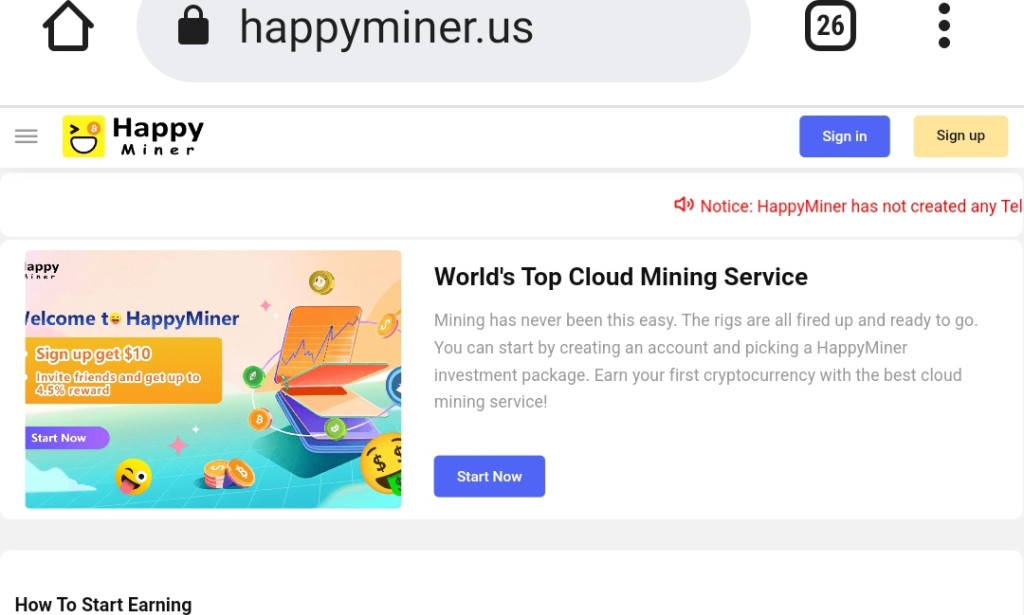 Beware of Scams: Is HappyMiner.us a Legitimate Crypto Mining Platform?