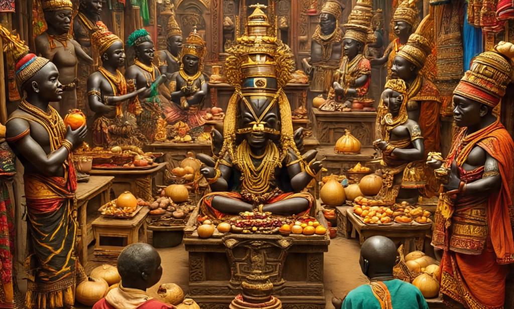 The Spiritual World of Benin: Deities, Rituals, and Sacred Spaces.