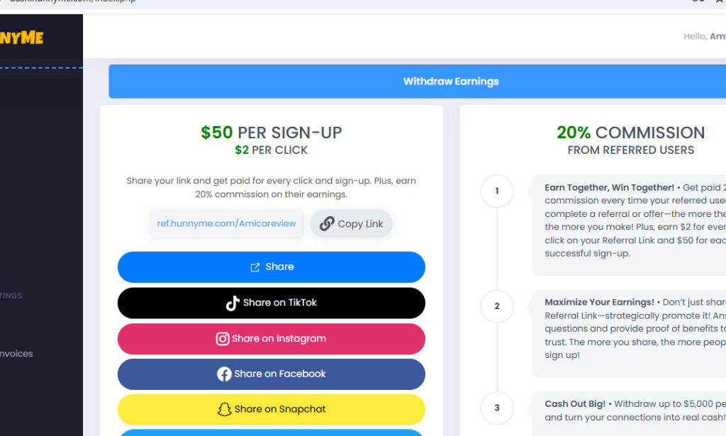 Hunnyme.com Exposed: Truth Behind the $5,000 Daily Earning Claim