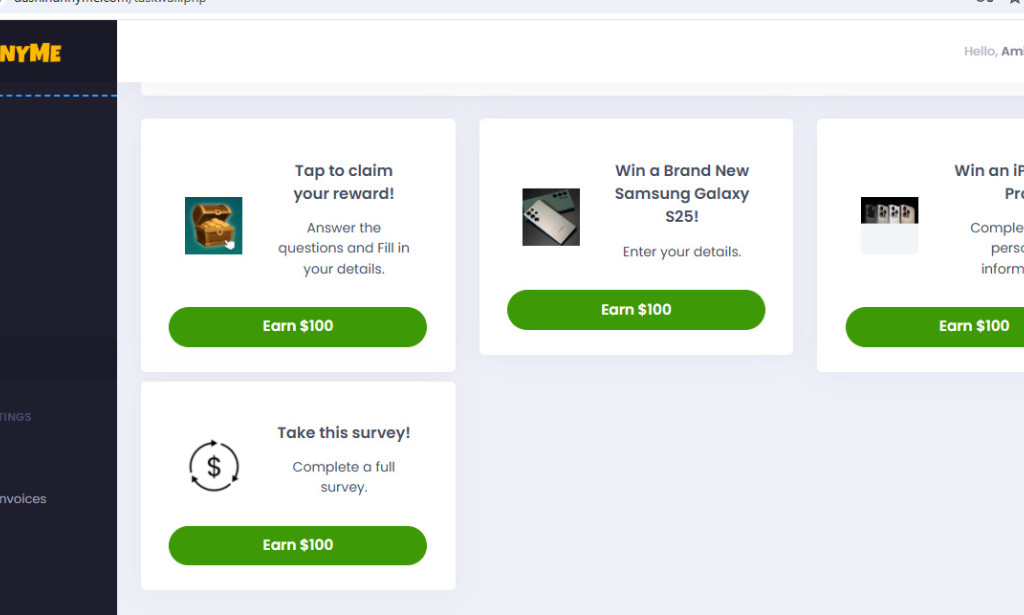 Hunnyme.com Scam Alert: Fake $100 Bonus & Payment Proof