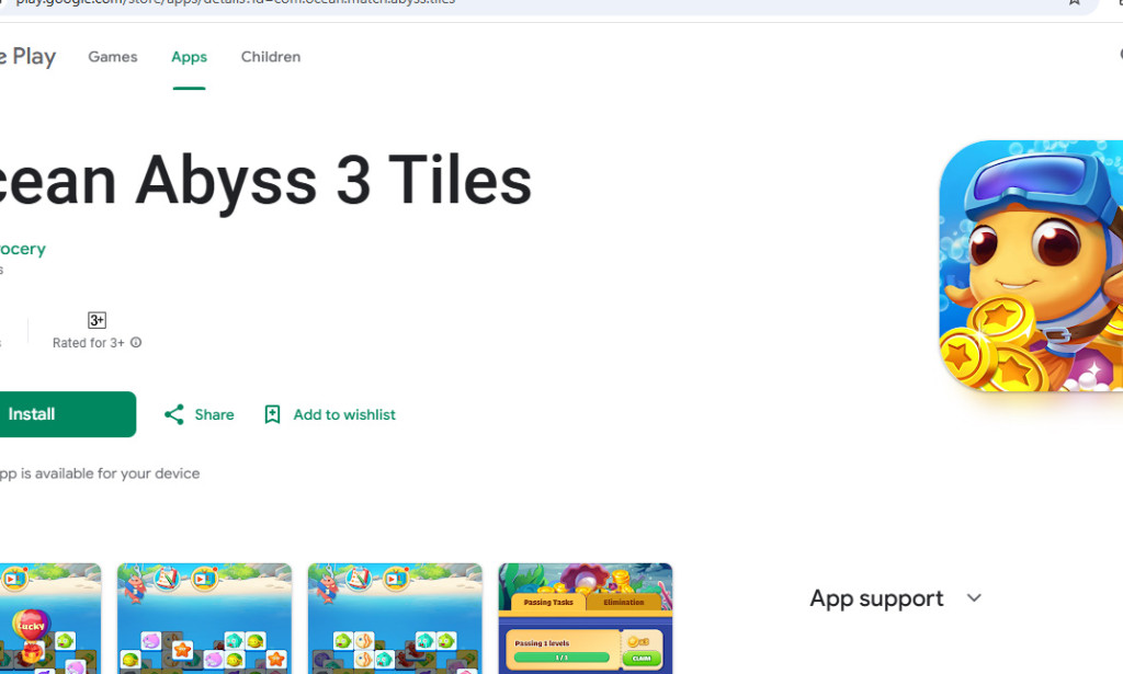 Ocean Abyss 3 Tiles App – Legit Puzzle Game or Time-Wasting Trap?