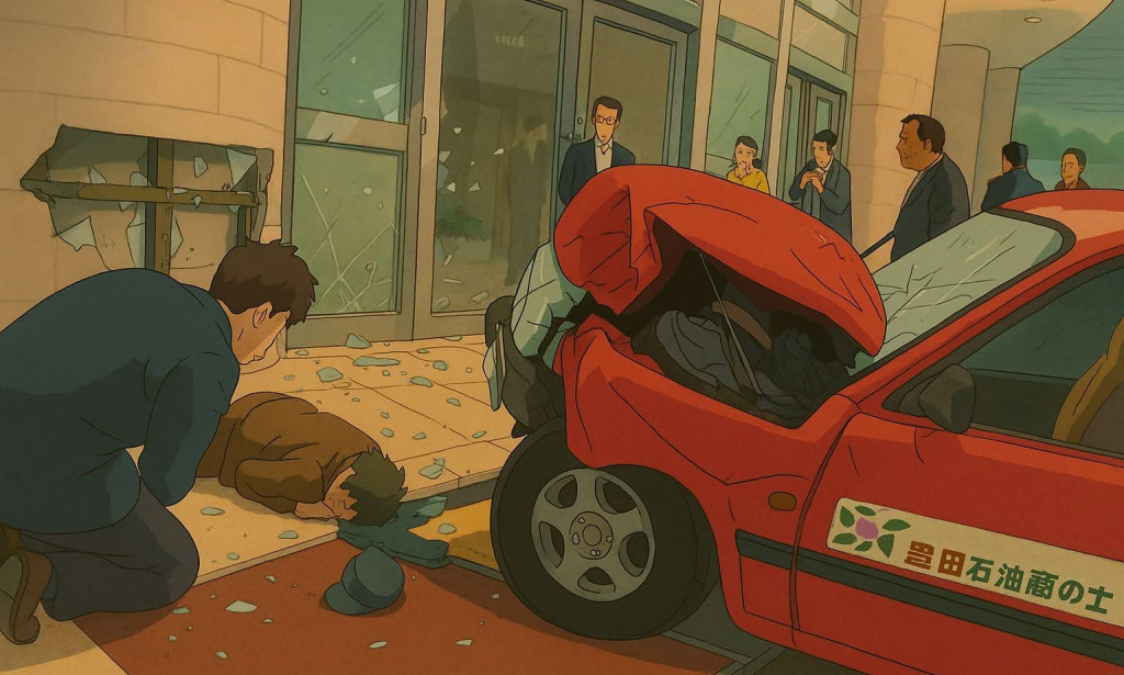 Is it actually the Hong Kong red taxi driver whose time is up - not remyl matignas