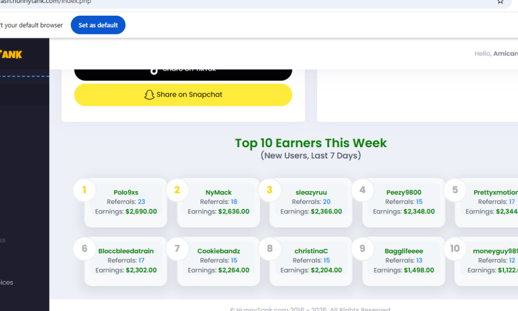 Hunnytank.com Scam Alert: Fake $100 Bonus & Payment Proof
