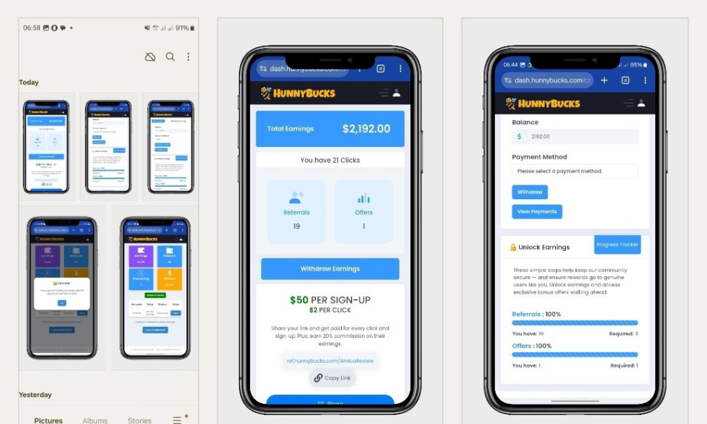 What Happened When I Tried Withdrawing from HunnyTank, HunnyBand & HunnyBucks
