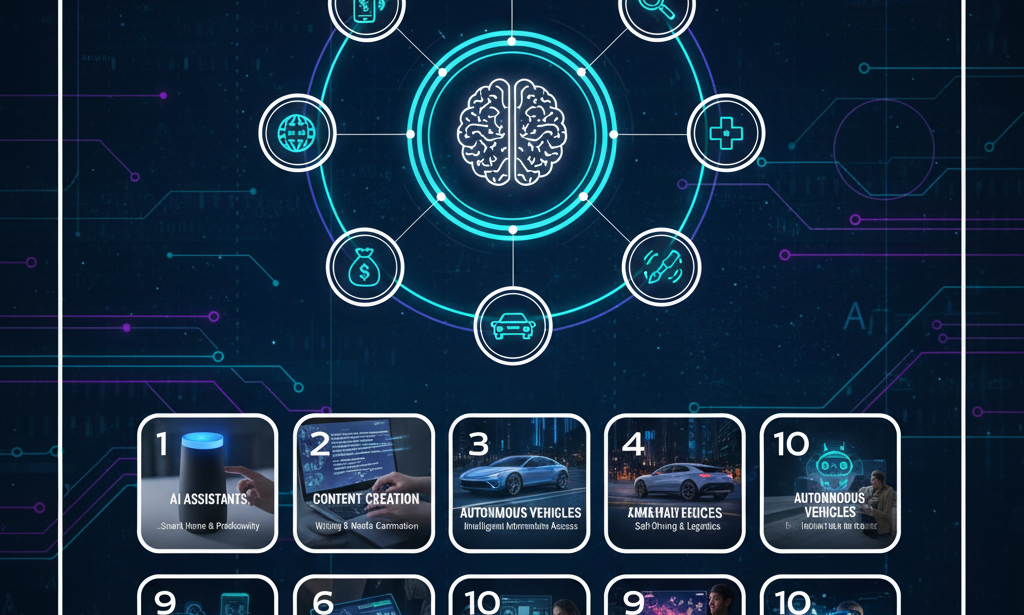 Top 10 AI Tools Changing Everyday Life in 2025.