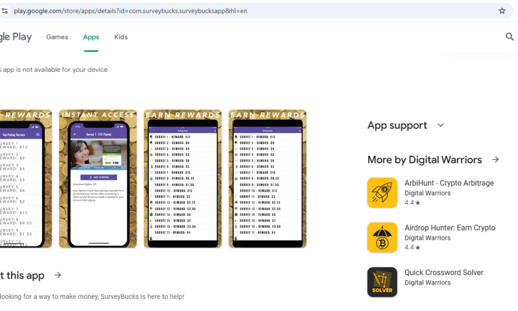 Survey Bucks App Exposed – Fake Cash Earning App or Real?