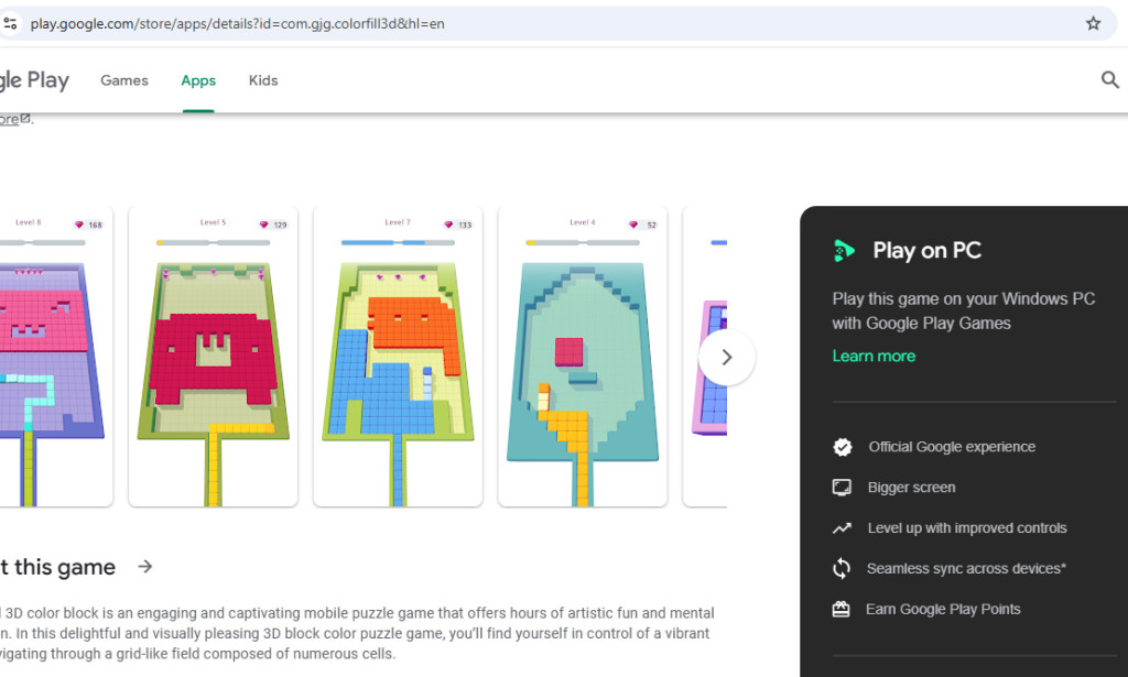 Color Fill 3D by JustDice – Fake Earnings or Legit Playtime Rewards?