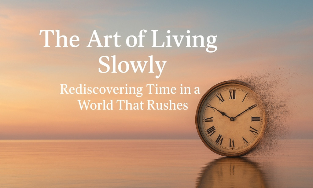 The Art of Living Slowly: Rediscovering Time in a World That Rushes