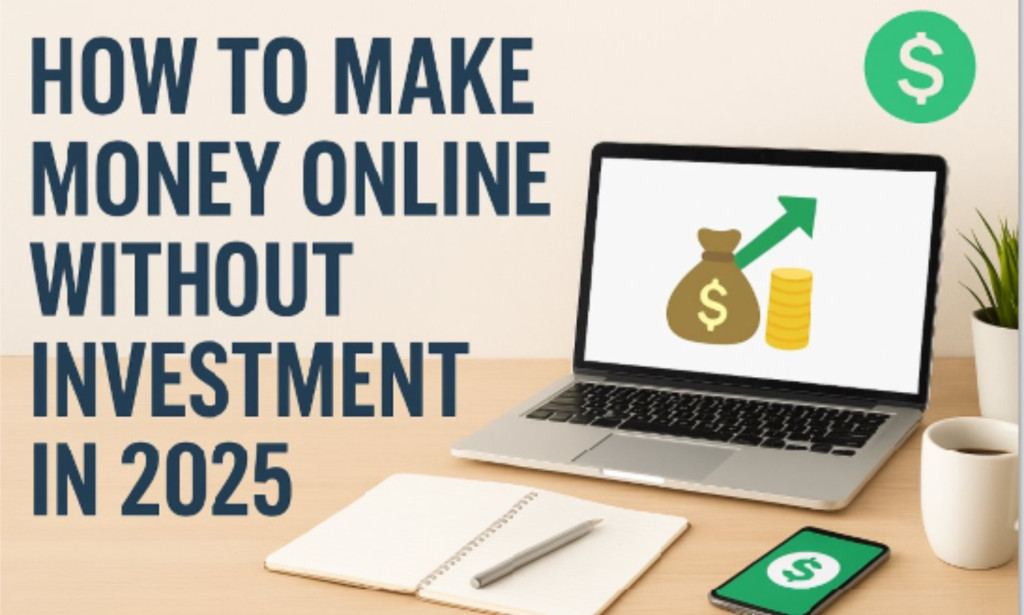 How to Make Money Online Without Investment in 2025: 5 Legit Ways