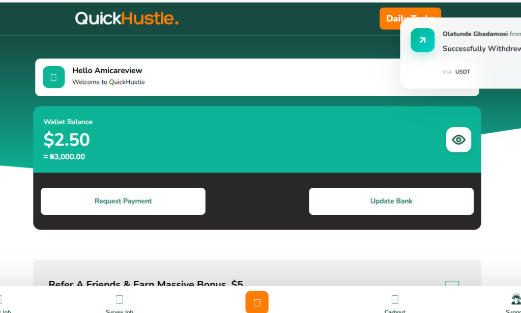 QuickHustle.cash Scam Alert? Real User Review (January 2026)