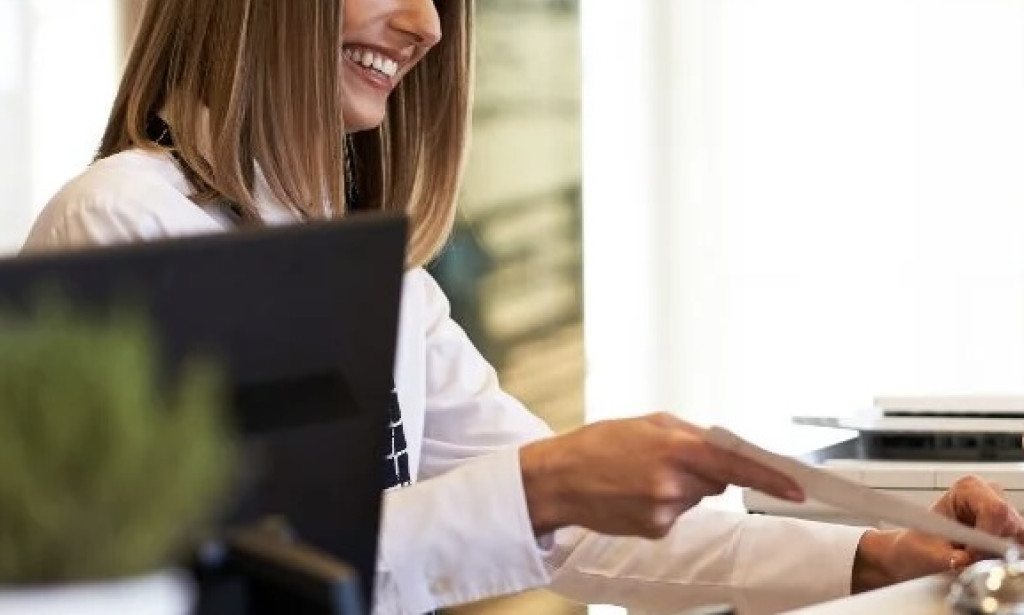 Our company receptionist