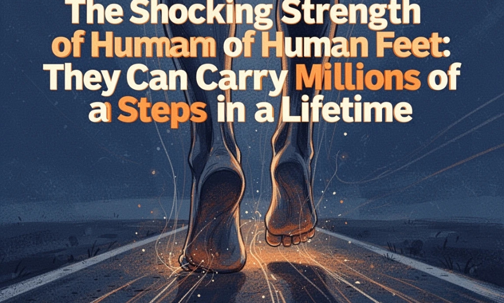 The Shocking Strength of Human Feet: They Can Carry Millions of Steps in a Lifetime