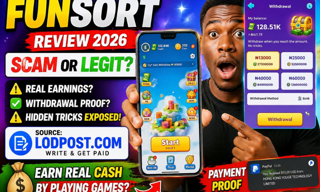 FunSort Review 2026 – Scam or Legit Cash Game? Withdrawal Proof