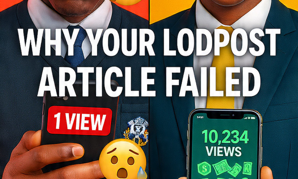 **Why your Lodpost Article Failed -3 Mistakes I Made That Got me Only 1 View**