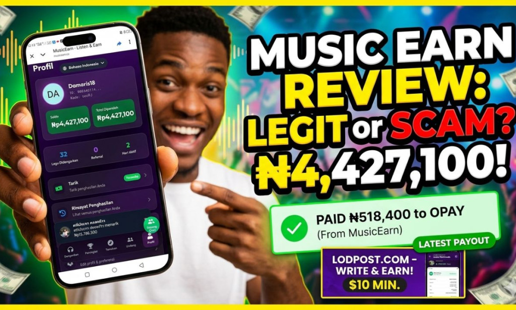 Is MusicEarn.cc Legit or a Huge Scam? ₦275,000 Payout Mystery!