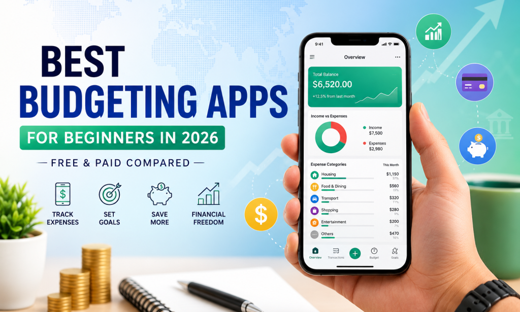 Best Budgeting Apps for Beginners in 2026 (Free & Paid Global Guide)