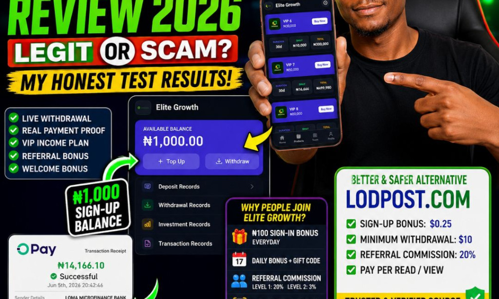 Elite Growth: Real or Fake? Login & Register Steps + Withdrawal Proof Revealed