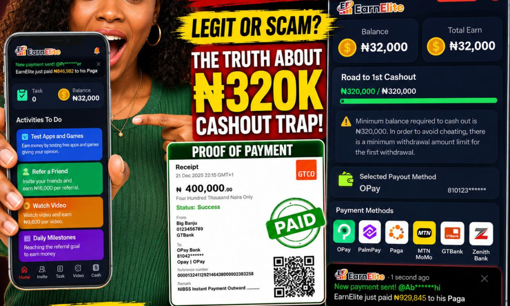 EarnElite Real or Fake? Login, Register, Withdrawal & Payment Proof Exposed