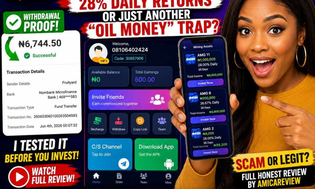 Amgen-inc.site Review: Legit Cloud Mining or a Fast Ponzi Scam?