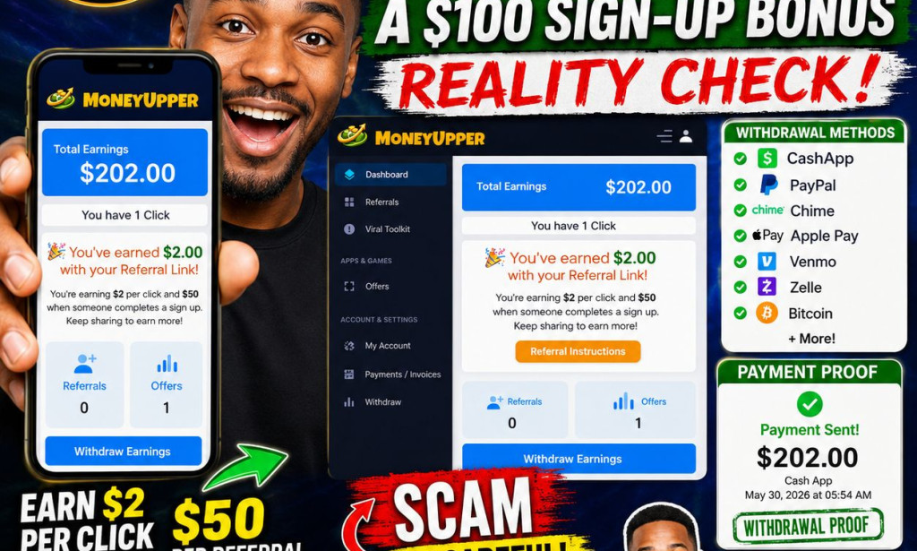MoneyUpper.com Review: Scam or Legit? Register, Login & Withdrawal Proof