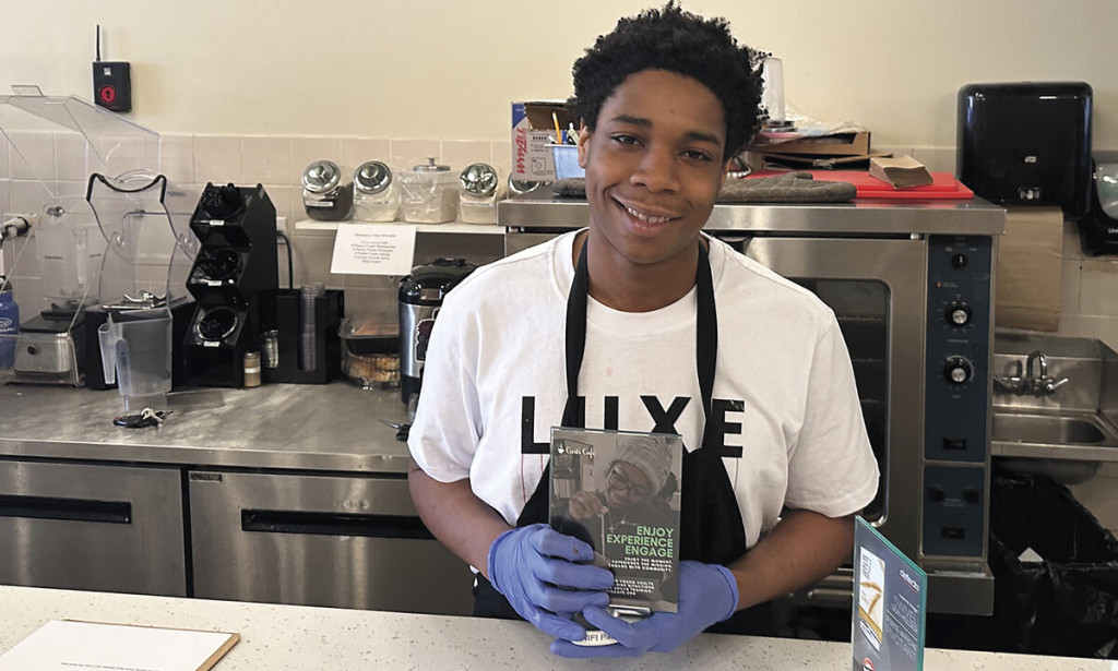 For young trainees at this café, the menu is full of possibilities