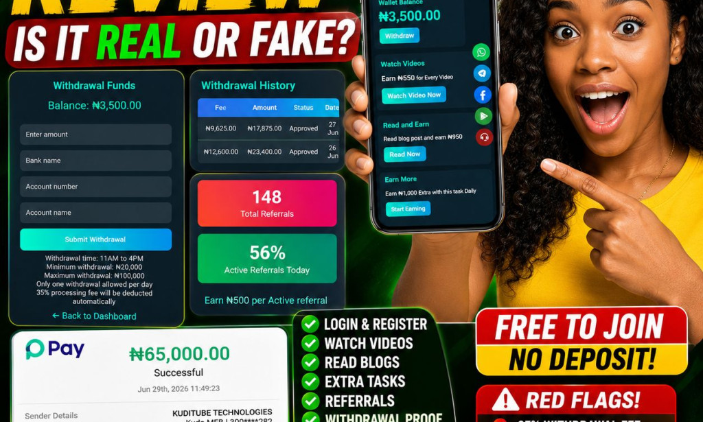 Is KudiTube Real or Fake? Full Review with Payment Proof
