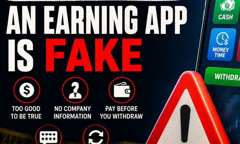 5 Red Flags That Usually Mean an Earning App Is Fake