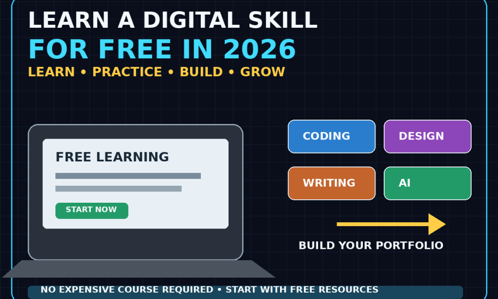 How to Learn a Valuable Digital Skill for Free in 2026
