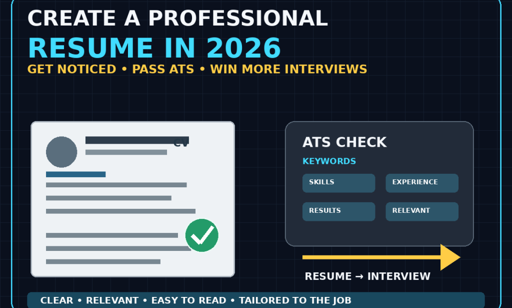 How to Create a Professional Resume That Gets More Interviews in 2026