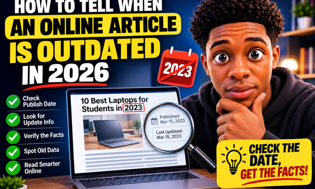 How to Tell When an Online Article Is Outdated in 2026: 15 Warning Signs to Check Before You Trust It