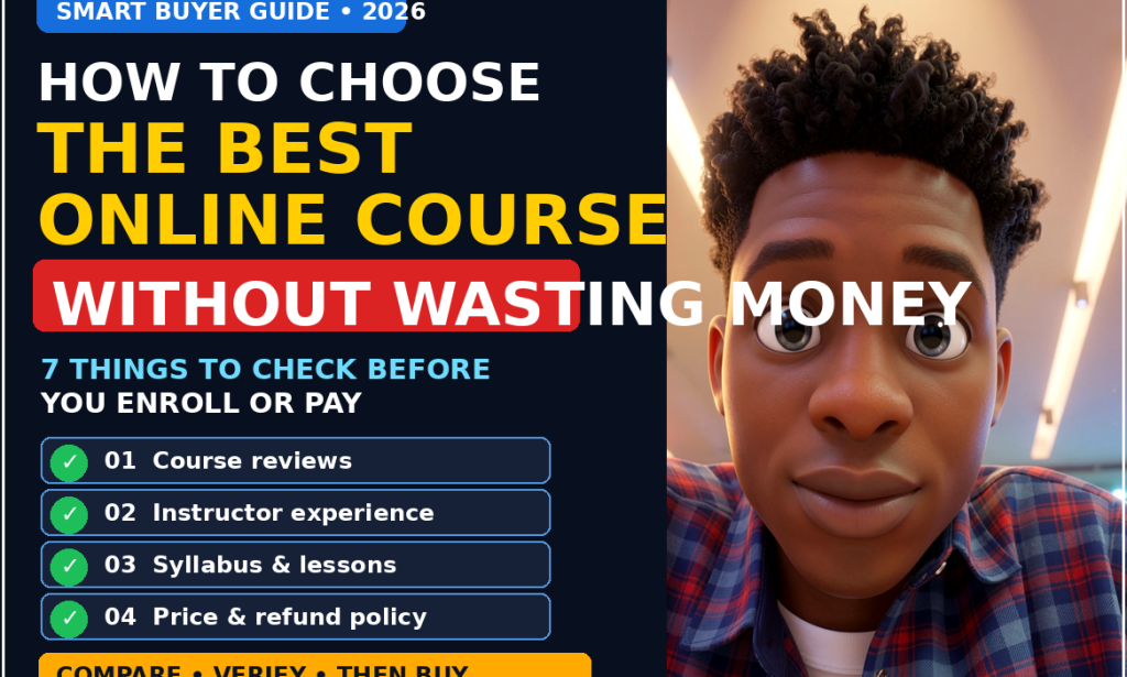 How to Choose the Best Online Course in 2026 Without Wasting Money