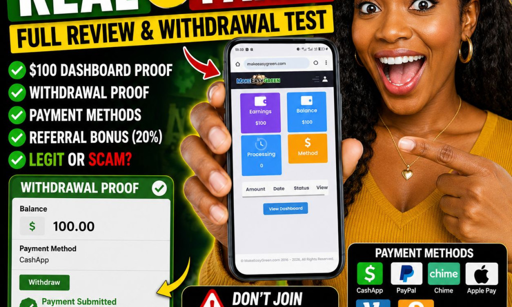 Is MakeEasyGreen.com Real or Fake? Full Withdrawal Test & Verdict