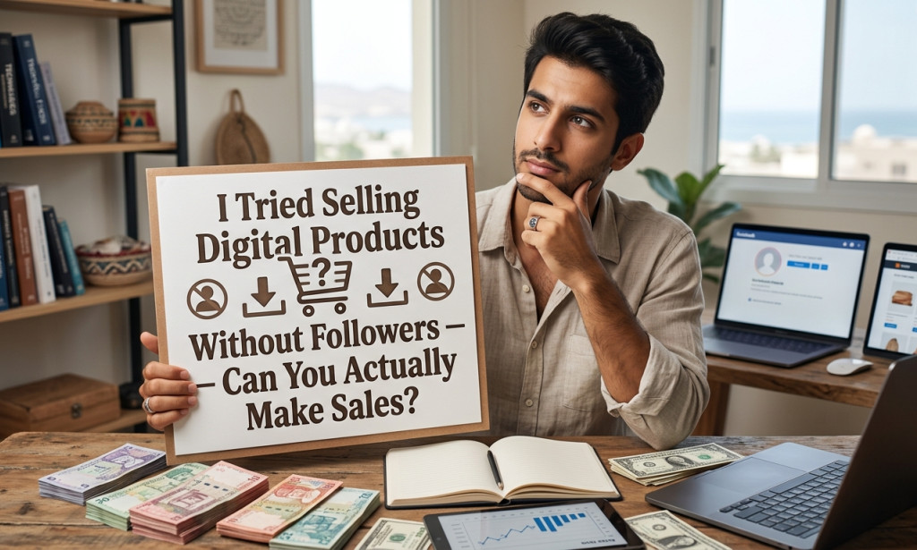 I Tried Selling Digital Products Without Followers — Can You Actually Make Sales?