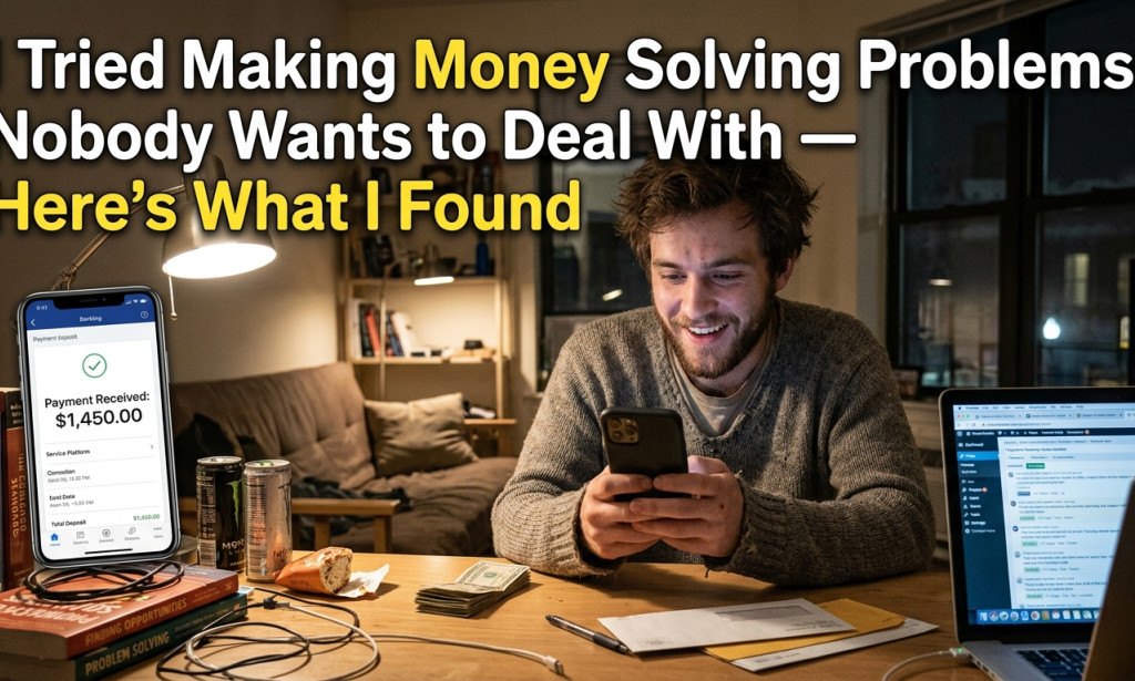 I Tried Making Money Solving Problems Nobody Wants to Deal With — Here’s What I Found